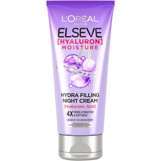 L'OREAL - Hyaluron Moisture Hydra Filling Night Cream (150 ml.) ทรีทเมนท์บำรุงผม