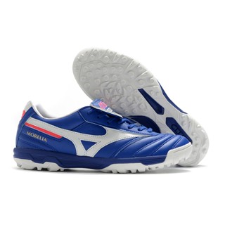 Mizuno Premium MD Grass Nail MORELIA II AS/TF เล็บปลอม หนังจิงโจ้ สีฟ้า