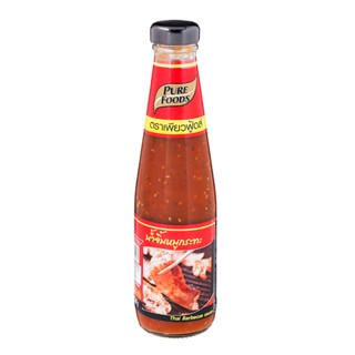 เพียวฟู้ดส์น้ำจิ้มหมูกระทะ 275กรัม  /  Pure Foods Thai Barbecue Sauce 275g.