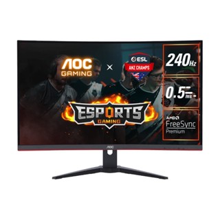 หน้าจอคอมพิวเตอร์ _ MONITOR (จอมอนิเตอร์) AOC C32G2ZE/67 - 31.5" VA FHD 240Hz FREESYNC PREMIUM