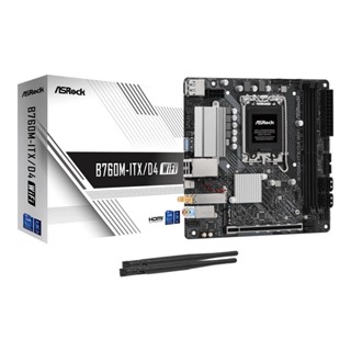 อุปกรณ์คอมพิวเตอร์ &lt; MAINBOARD (เมนบอร์ด) ASROCK B760M-ITX/D4 WIFI (DDR4) (SOCKET LGA 1700) (MINI-ITX)