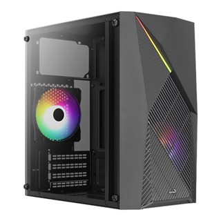 อุปกรณ์คอมพิวเตอร์ &lt;&gt; CASE (เคส) AEROCOOL RAIDER MINI (RAIDER MINI-G-BK-V2) (MICRO-ATX)