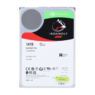 อุปกรณ์จัดเก็บข้อมูล :: 14 TB 3.5" HDD (ฮาร์ดดิสก์ 3.5") SEAGATE IRONWOLF PRO - 7200RPM SATA3 (ST14000NE0008)