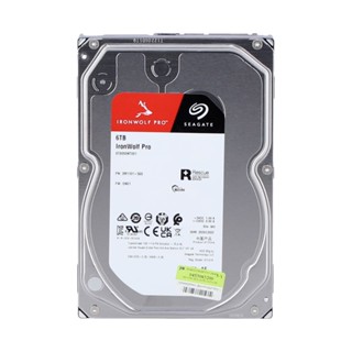 อุปกรณ์จัดเก็บข้อมูล { 6 TB 3.5" HDD (ฮาร์ดดิสก์ 3.5") SEAGATE IRONWOLF PRO - 7200RPM SATA3 (ST6000NT001)