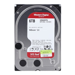 อุปกรณ์จัดเก็บข้อมูล &amp; 6 TB 3.5" HDD (ฮาร์ดดิสก์ 3.5") WD RED PLUS - 5400RPM SATA3 (WD60EFPX)