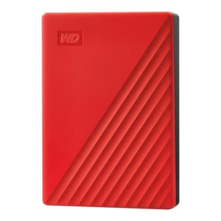 อุปกรณ์จัดเก็บข้อมูล : 4 TB PORTABLE HDD (ฮาร์ดดิสก์พกพา) WD MY PASSPORT (RED) (WDBPKJ0040BRD)