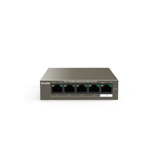 SWITCH (สวิตซ์) TENDA TEF-1105P-4-63W 5-PORT 10/100MBPS ETHERNET SWITCH WITH 4-PORT POE (TEF1105P-4-63W)###