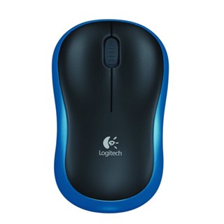 คีย์บอร์ด และเมาส์ / WIRELESS MOUSE (เมาส์ไร้สาย) LOGITECH M185 WIRELESS (BLUE)