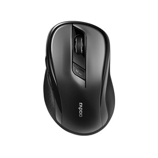 คีย์บอร์ด และเมาส์ \ WIRELESS MOUSE (เมาส์ไร้สาย) RAPOO M500 BLACK