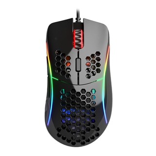 คีย์บอร์ด และเมาส์  MOUSE (เมาส์) GLORIOUS MODEL D (GLOSSY BLACK)