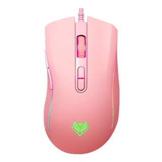 คีย์บอร์ด และเมาส์ ! MOUSE (เมาส์) NUBWO PLESIOS NM-89M (PINK)