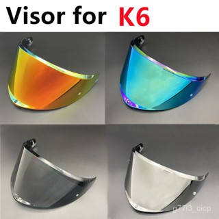 Motorcycle Helmet Shields Replacement for K6 K6S Visor Helmet Windshield Uv Protevtion Viseira Capacete Cascos Accessori