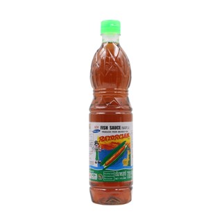 หอยหลอดน้ำปลาแท้ขวดพลาสติก 700ซีซี  /  Razorclam Fish Sauce 700cc.