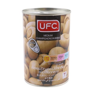 ยูเอฟซีเห็ดแชมปิญอง 425กรัม  /  UFC Champignon Mushroom in Brine 425g.