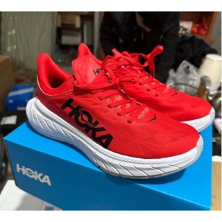 [พร้อมส่ง] ใหม่ HOKA ONE CARBON X2 รองเท้าวิ่ง ดูดซับแรงกระแทก สีแดง สีดํา 2023