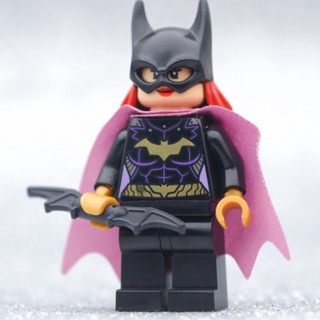 LEGO Batgirl Lavender Cape Hero DC  - LEGO เลโก้ มินิฟิกเกอร์ ตัวต่อ ของเล่น