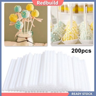 (redbuild) แม่พิมพ์พลาสติกอมยิ้ม Diy สําหรับทําช็อคโกแลตขนมหวาน 200ชิ้น