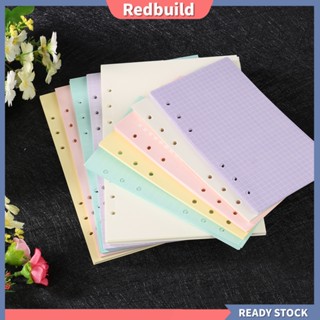 (redbuild) ไส้ในกระดาษจดบันทึก 6 รู 40 แผ่น ขนาด A5/A6