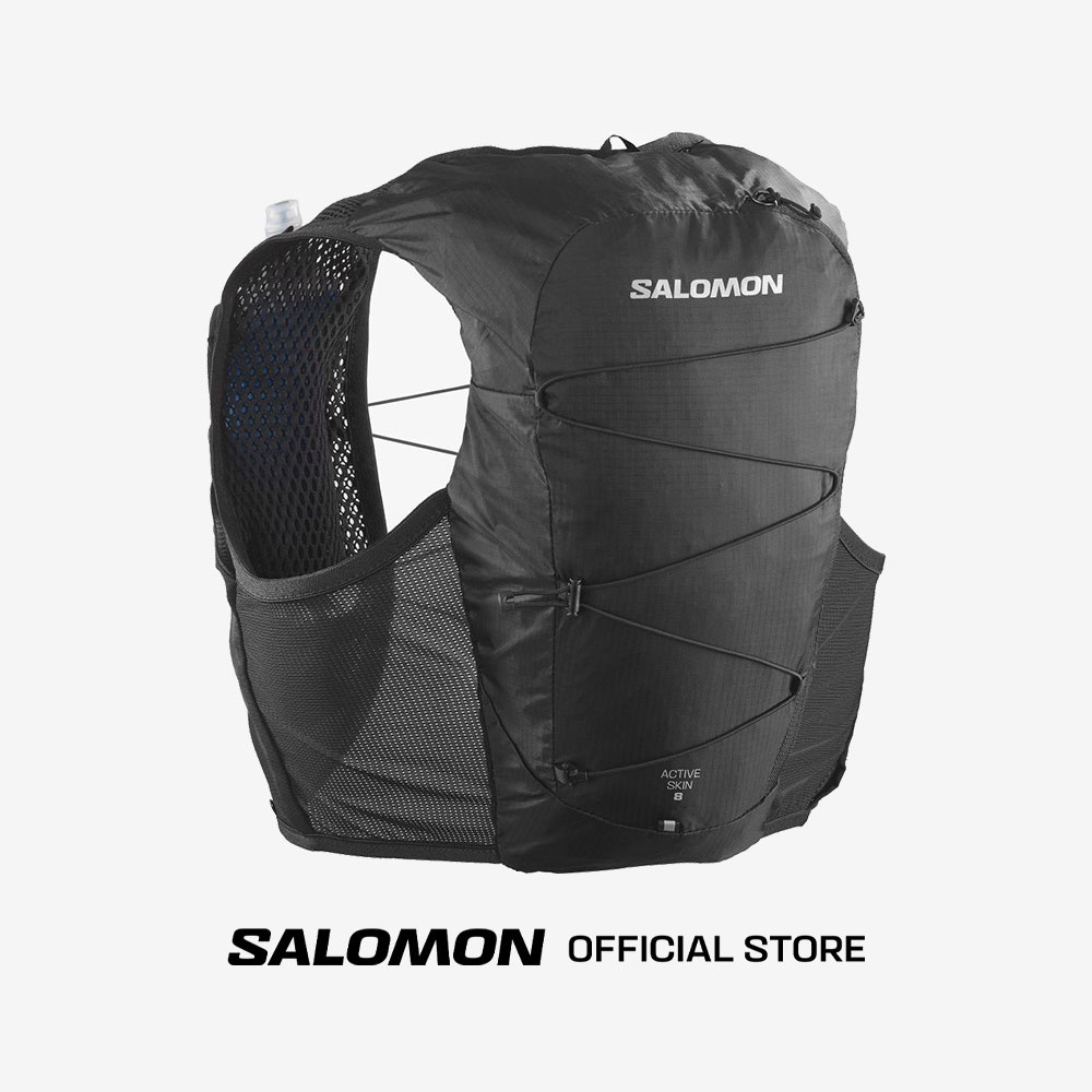 SALOMON ACTIVE SKIN 8 SET สี BLACK/BLACK กระเป๋าใส่น้ำ สำหรับวิ่งเทรล ความจุ 8 ลิตร UNISEX