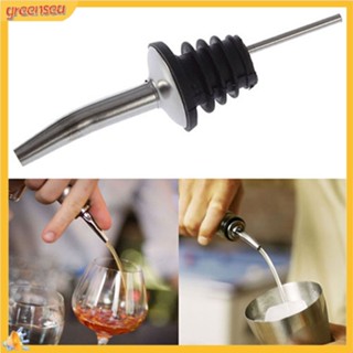 (greensea) Stainless Steel Liquor Spirit Pourer Flow Wine Bottle Pour Spout Stopper Barware