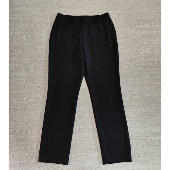 Uniqlo กางเกง Ezy 2 Way (Heattech) Smart Ankle Pants สีดำ Size 67 cm. หญิง มือ2