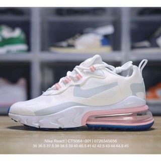 Nike Air Max 270 React Racing Series รองเท้าผ้าใบลําลอง เหมาะกับการวิ่งจ็อกกิ้ง