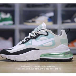 Nike Air Max 270 React Racing Series รองเท้าผ้าใบลําลอง เหมาะกับการวิ่งจ็อกกิ้ง