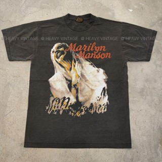 MARILYN MANSON SWEET DREAMS เสื้อวง เสื้อทัวร์ งานฟอกเฟดเก่า