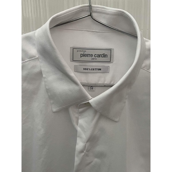 เสื้อเชิ้ต Pierre Cardin แขนยาว / สีขาว / Size L