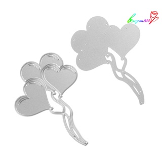 【AG】Heart Shape Balloons Cutting Die Scrapbooking Embossing DIY Paper Mold