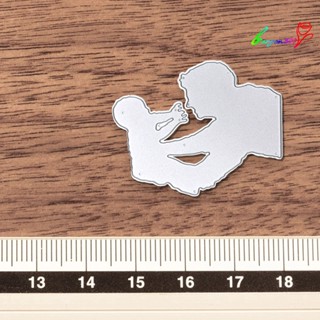 【AG】Cutting Die Delicate Waterproof Carbon Steel Father Baby Frame Mould for Scrapbooking