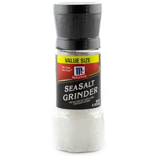 แม็คคอร์มิคเกลือทะเลแบบฝาบด 172กรัม  /  Mccormick Sea Salt Grinder 172g.