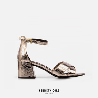 KENNETH COLE รองเท้าส้นสูงผู้หญิง รุ่น MIX X BAND สีโรสโกลด์ ( HEL - RLS208002-615 )