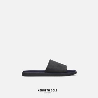 KENNETH COLE รองเท้าแตะผู้ชาย รุ่น ARIE SLIDE สีดำ/น้ำเงิน ( SAN - RMS0044AM-968 )