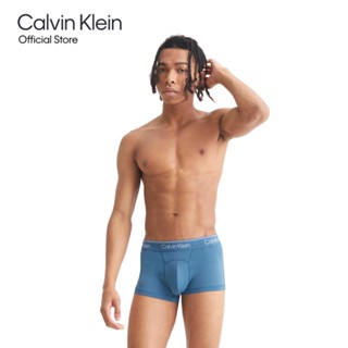 Calvin Klein กางเกงในชาย Athletic Micro ทรง Low Rise Trunk รุ่น NB3235 CHA - สีฟ้า