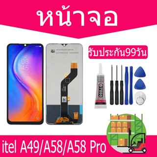 หน้าจอ LCD Display จอ + ทัช itel A49/A58/A58 Pro งานแท้ อะไหล่มือถือ อินฟินิกซ จอพร้อมทัชสกรีน