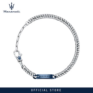 Maserati Jewels 22cm Mens Steel Bracelet JM221ATY09 (Adjustable)