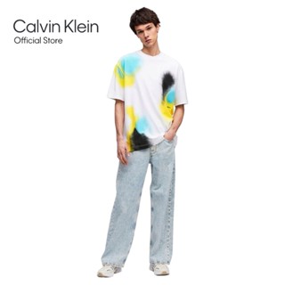 CALVIN KLEIN เสื้อยืดผู้ชาย ทรง Regular  รุ่น J323531 YAF - สี Multi Color