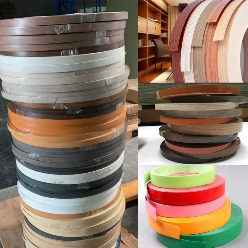แผ่นเอจPVC ติดขอบเฟอร์นิเจอร์ขนาด30มม.(ยาว10-20เมตร)มีให้เลือก7สีใช้สำหรับปิดขอบตกแต่งงานไม้เฟอร์นิเ