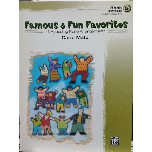 FAMOUS &amp; FUN FAVORITES INTERMEDIATE BOOK 5 /038081258935