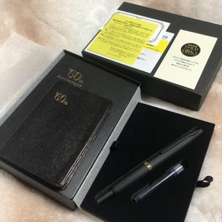 【Direct from Japan】 Limited Brand New Unused Pilot Fountain Pen Efficiency Notebook Gold Anniversary Capless