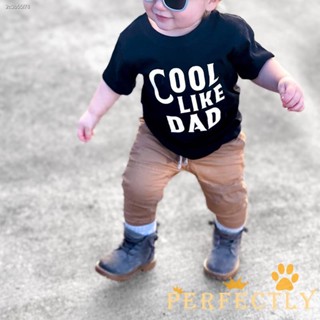 Perfectly-Baby Boys Summer Set Clothes Letter Print Short Sleeve T-shirt with Stretch Casual Drawstring Pants Set