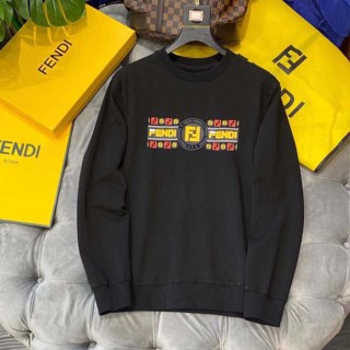 Fendi เสื้อกันหนาว พิมพ์ลาย F คู่ สไตล์ยุโรป และอเมริกา เหมาะกับฤดูใบไม้ร่วง และฤดูหนาว สําหรับผู้ชาย และผู้หญิง