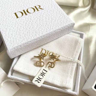 New🔥 Dior Clair D Lune Earrings✨ ต่างหูดิออร์