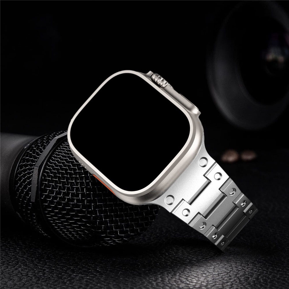 ✟Stainless Steel Strap for Apple Watch Band 49mm 45mm 44mm 41mm 40mm Link Bracelet Strap iWatch Ultra 8 7 6 5 4 3 SE Cor