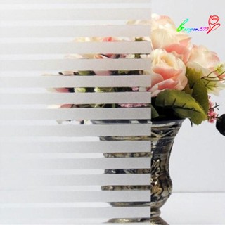 【AG】Glass Sticker Frosted Shutter Effect PVC Stripes Glass Films Home