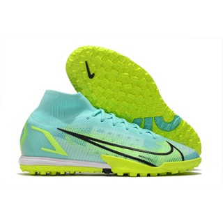 Nike Assassins 14th Generation รองเท้าฟุตบอล แบบถัก กันน้ํา สีเขียว