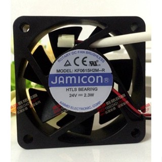 ใหม่ ของแท้ พัดลมระบายความร้อน Kaimei DC24V 2.3W KF0615H2M-R 6 ซม. 6015