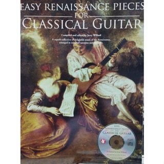 EASY RENAISSANCE PIECES FOR CLASSICAL GUITAR W/CD/752187001638/ลดพิเศษปกหลังกระดาษเหลือง