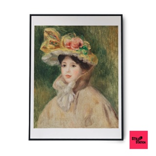 โปสเตอร์วาดภาพสไตล์วินเทจ Pierre-Auguste Renoir สำหรับตกแต่งผนังห้อง